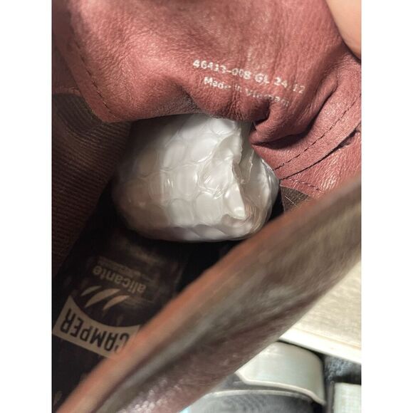 Camper Alicante Brown Leather Lace Up Heel Ankle Boots Women’s Sz 38EU/7.5M US - Picture 9 of 16